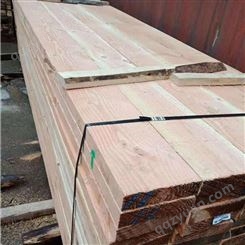 日照建筑用方木 呈果铁杉建筑用方木加工厂家批发销售