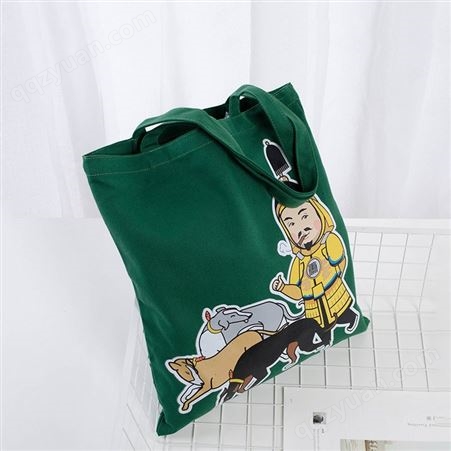 学生韩版棉布袋生产加工定做可印logo女大容量购物袋帆布包包定制