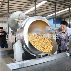 大型自动球形爆米花机 爆米花机器设备 玉米花生产加工流水线 隆泽爆米花机厂家