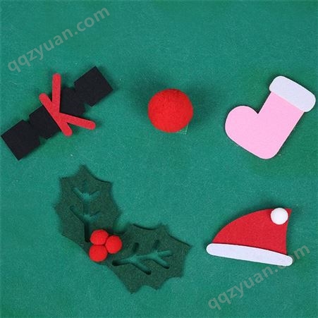 【毛毡圣诞树】装饰儿童DIY手工圣诞树 立体3D毛毡圣诞树新可定做
