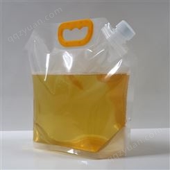 厂家定制5公斤液体包装袋供应液体吸嘴自立袋 啤酒塑料液体包装