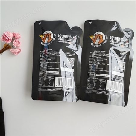 香菇酱包装袋 食品袋生产厂家 酱制品包装袋 海鲜酱番茄酱包装袋 山东厂家定制异型袋
