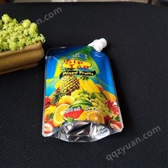 厂家定制果汁包装袋，果汁吸嘴袋 饮料包装袋
