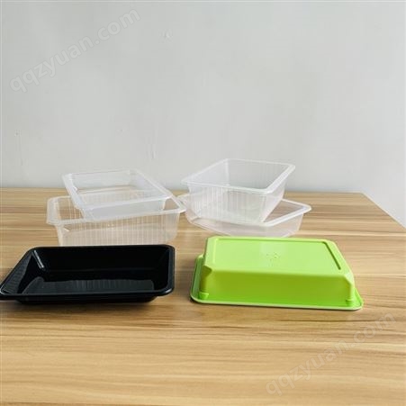 长方形快餐盒一次性塑料饭盒外卖打包盒加厚PP可定制