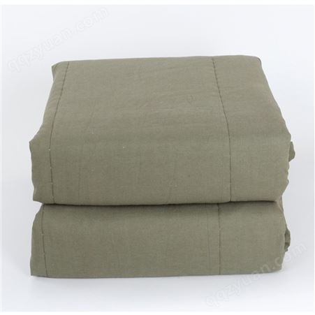 学生批发化纤棉被 全棉军绿色三件套六件套 规格齐全 厂家定制