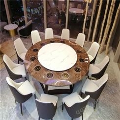 青岛电动桌厂家 升降电动桌 实木大理石电动桌 多规格餐桌定制