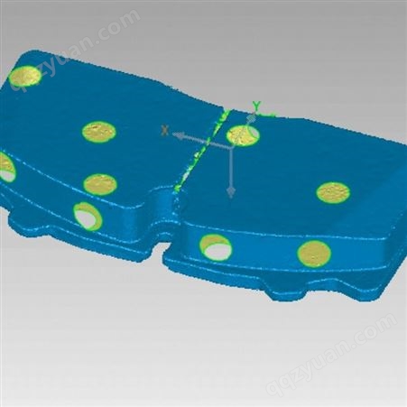 汽车刹车片应用三维扫描逆向改进案例三维检测逆向服务三维造型
