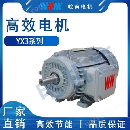平凉市皖南电机办事处YX3系列节能型三相异步电动机-2.2KW/37KW