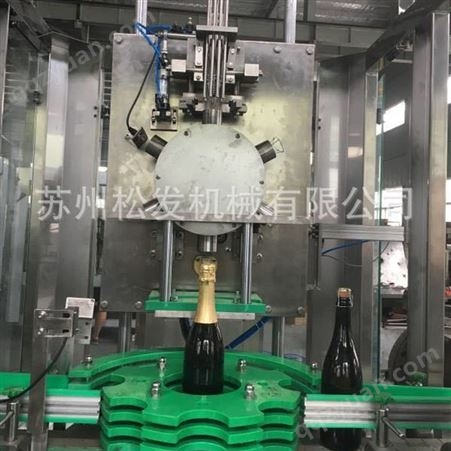 自动扎丝机 香槟气泡酒生产线 灌装生产线 果汁饮料加工设备