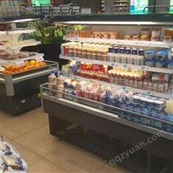 雪迎冷柜批发 超市饮料柜蔬菜冷藏柜立式风幕柜 敞开式展示柜冰柜商用水果保鲜柜