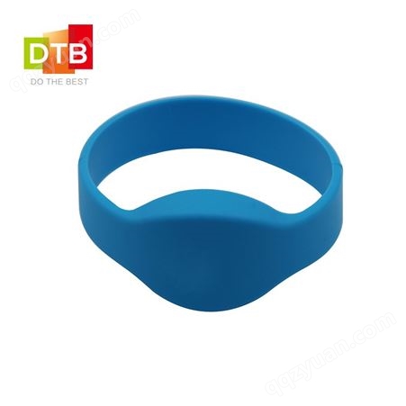 DTB 定制闭口游泳健身防水手环 HF高频F08芯片腕带 RFID硅胶腕带