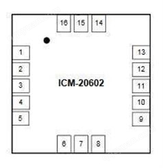 INVENSENSE/应美盛 振动、接近、位移传感器 ICM-20602