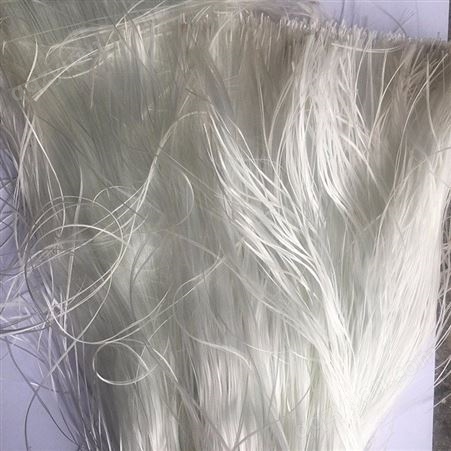 玻纤开刀丝  石膏线用玻璃丝 60cm 长玻璃纤维丝供应 熟丝