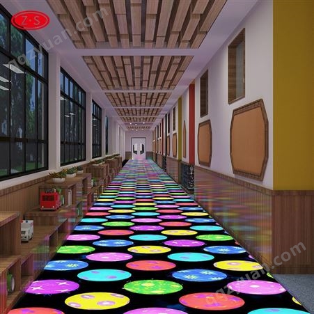 餐厅互动投影幼儿园游戏室互动地面投影 多通道融合3D全息投影厂家