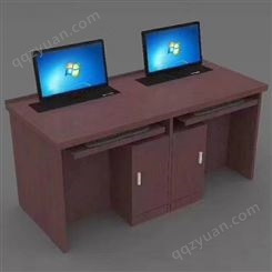 办公室升降条桌 电教室显示器升降条桌 厂家供应 办公家具