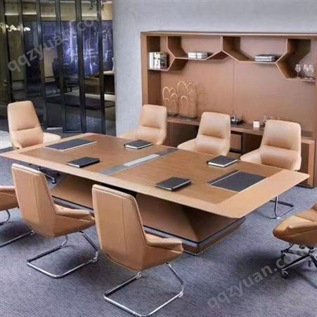 办公桌会议桌 新中式实木会议桌 现货批发 办公家具