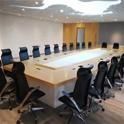 会议桌长桌 加厚会议室大型长条桌会议桌椅  北京办公家具