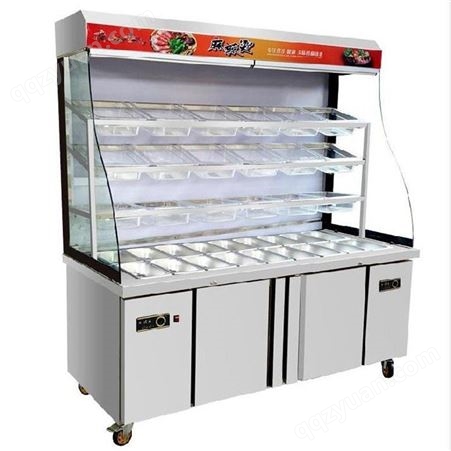冷藏冷冻一体机|玻璃门展示柜|多功能点菜柜