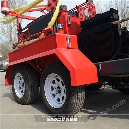 大型拖挂式公路养护用的沥青灌缝机 萨奥-500升灌缝机