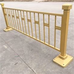 莲花黄金道路护栏西安本色厂家可定做市政交通安全防护栏天安门同款金色护栏
