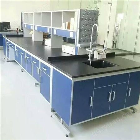 陕西西安本色金属实验室工作台全钢边台操作台化验室台化学试验桌子钢木实验台