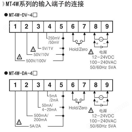 进口数字显示电压表头DC4-20mA直流模拟量PV传送输出面板表MT