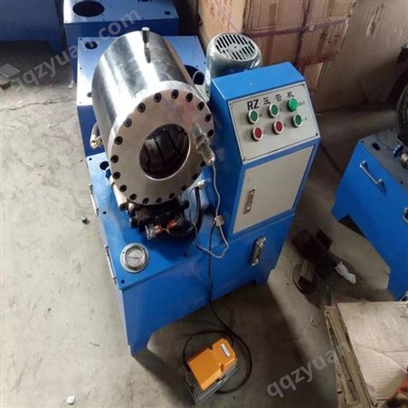 宁夏银川液压软管压管机建筑机械钢管缩头机