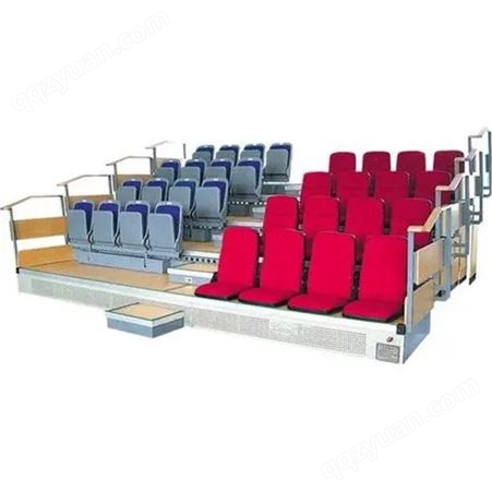观众席席前置后翻座椅 室内电动伸缩活动看台 支持定制