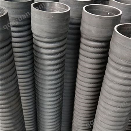 工程机械波纹螺旋钢丝橡胶管-德莱-大口径丁腈耐油管三元乙丙橡胶管可弯曲可伸缩可定制