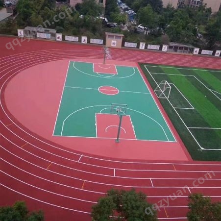 天津塑胶篮球场施工 乾恒体育 场地建设