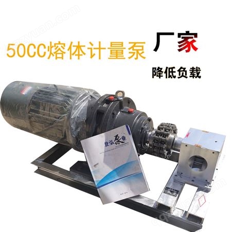 生产RT50CC高温热熔胶计量泵 电热棒齿轮油泵 挤出机熔体泵