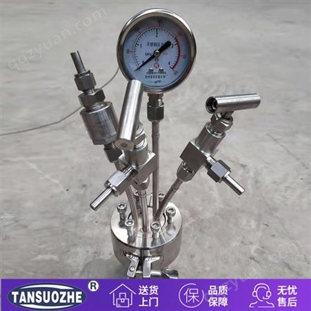 销售不锈钢台式高压反应釜 TSZ-3C/D-5型号电磁力加热搅拌反应釜 实验室设备