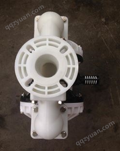 上海上球气动隔膜泵QBY5-50F-F46法兰连接塑料气动隔膜泵