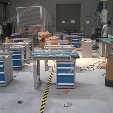 天津工作台生产厂家 特殊工作台 -带抽屉工作台-带吊柜工作桌定制厂家GOFO