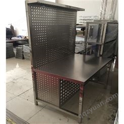 固孚特生产带抽屉不锈钢工作台 定制不锈钢特殊工作台-不锈钢操作台GOFO