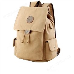 韩版休闲学生书包电脑包潮流男帆布双肩包户外旅行运动背包可定制