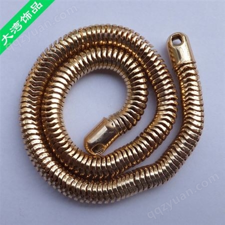 3.2MM铜圆蛇链 镍色/金色圆蛇链  时尚箱包配件