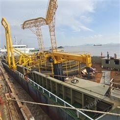 20吨船吊固定式码头吊 伸缩臂船用起重机 浮船用吊机