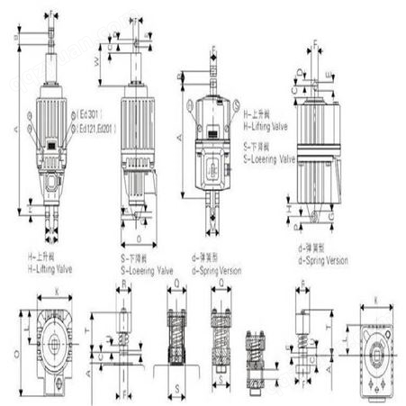 Ed-30/5电力液压推动器 液压制动器油缸电机
