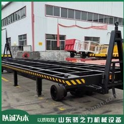 厂家定制生产平板拖车 机场行李拖运车 物流牵引拖车