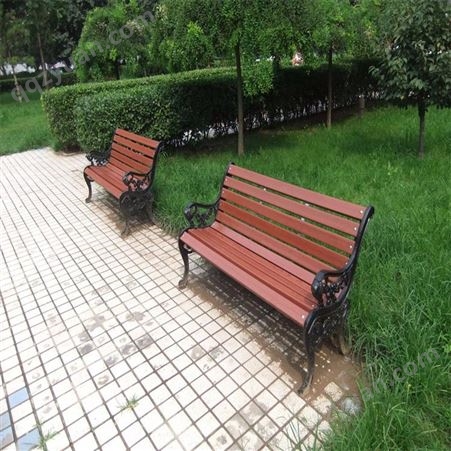 户外公园椅 实木 防腐木座椅 小区休息凳 园林广场休闲椅