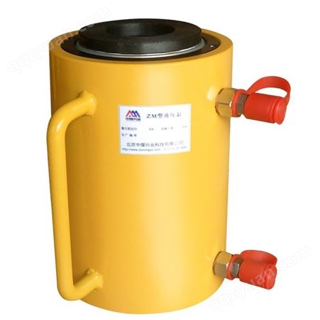 厂家分离式空心液压缸定制公路铁路建设用双作用电动液压油缸中空油缸