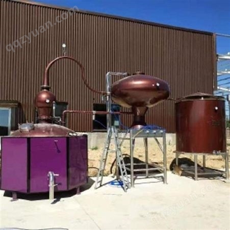 森科古老的夏朗德壶式蒸馏设备工艺T2紫铜制造