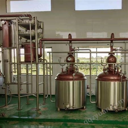森科古老的夏朗德壶式蒸馏设备工艺T2紫铜制造