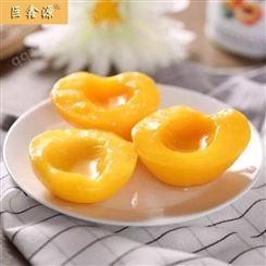 水果 黄桃即食罐头 山东巨鑫源厂家供应 桃罐头零食