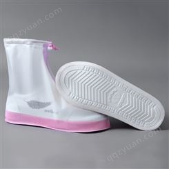 雨鞋鞋套 防水防滑雨鞋 加厚耐磨雨鞋 PVC中筒雨鞋