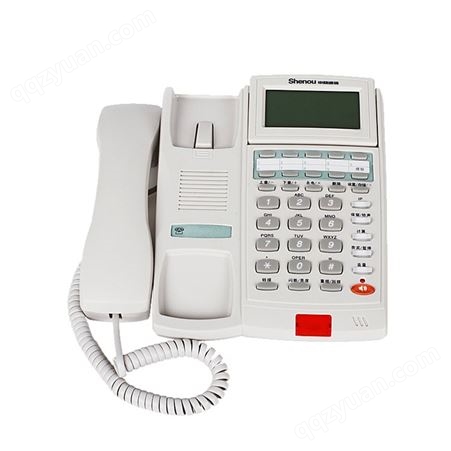 申瓯 免电池白色黑色家用商务电话机有线坐式来电显示固定坐机座式