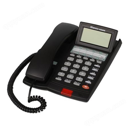 申瓯 免电池白色黑色家用商务电话机有线坐式来电显示固定坐机座式
