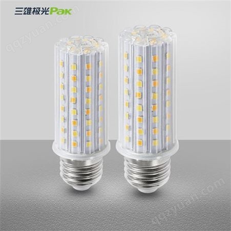 广东三雄极光产品 led灯泡E27螺口双色节能灯泡玉米灯电灯泡