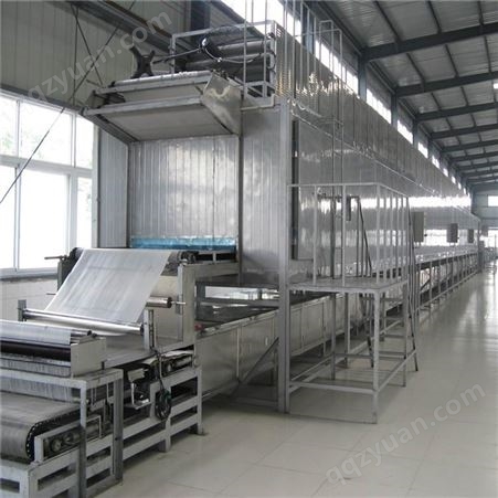 佳元QR500红薯粉皮预干生产线数控河粉干燥机方形苕皮机烘干机